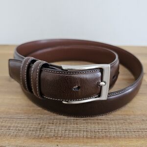 STAFFORD Mens Brown Leather Belt - Size 40